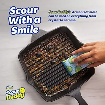 Scour Daddy Scour Pads - Odor Resistant, Multi-Surface Cleaning