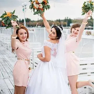 Elegant 12pc Spiral Hair Ties for Bachelorette Gifts