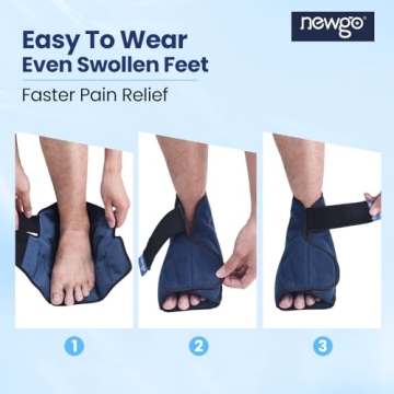 NEWGO Foot Ice Pack Wrap for Quick Pain Relief