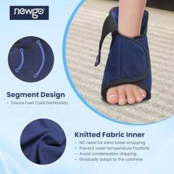 NEWGO Foot Ice Pack Wrap for Quick Pain Relief