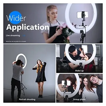 Neewer Ring Light Set Improved Version Slim Dimmable LED 18 Inch