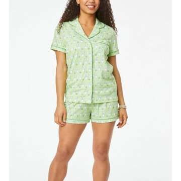 Seyurigaoka Women Floral Pajamas Set - Chic Sleepwear for All