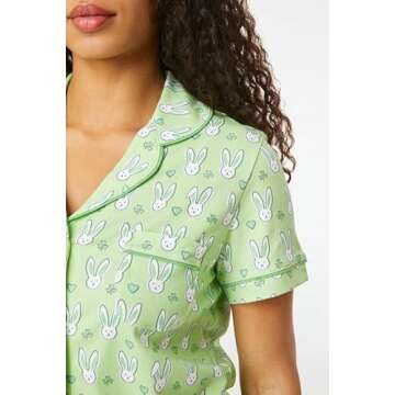 Seyurigaoka Women Floral Pajamas Set - Chic Sleepwear for All