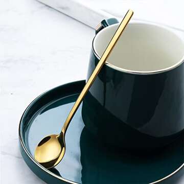Elegant Stainless Steel Coffee Spoons for Every Occasion