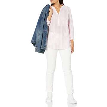 Amazon Essentials Women's Cotton Popover Tunic - Stylish Comfort