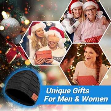 Bluetooth Beanie Hat Winter Gift for Tech Lovers