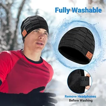 Bluetooth Beanie Hat Winter Gift for Tech Lovers