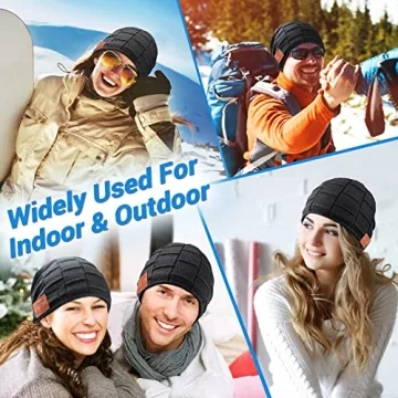 Bluetooth Beanie Hat Winter Gift for Tech Lovers