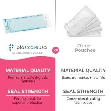 Self Seal Sterilization Pouch 3.5" x 10", 200 per Box