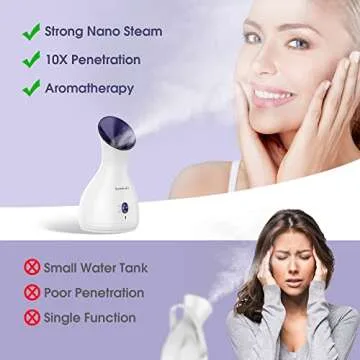 Newbealer 2in1 Facial Steamer & Aroma Diffuser