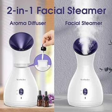 Newbealer 2in1 Facial Steamer & Aroma Diffuser