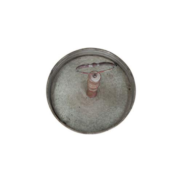 Creative Co-Op Distressed Tin Tray with Handle for Home Decor