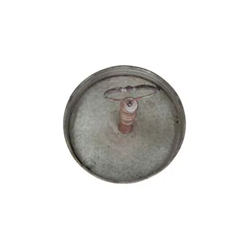 Creative Co-Op Distressed Tin Tray with Handle for Home Decor