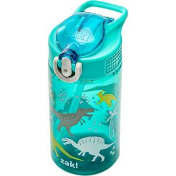 Kids Dinosaur Water Bottle - Durable & Leak-Proof 16oz