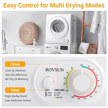 Portable Clothes Dryer for Apartments & Dorms - 850W