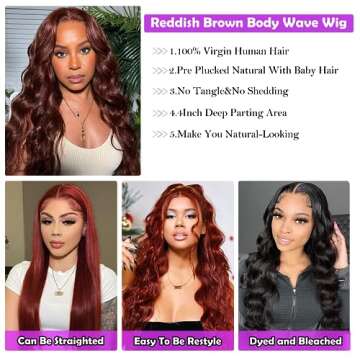High-Density Body Wave Lace Wig for Women