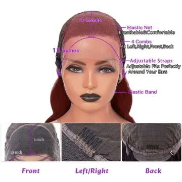 High-Density Body Wave Lace Wig for Women