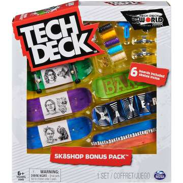 TECH DECK Fingerboard Bonus Pack Collection for Kids