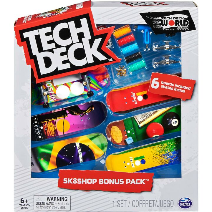 TECH DECK Fingerboard Bonus Pack Collection for Kids