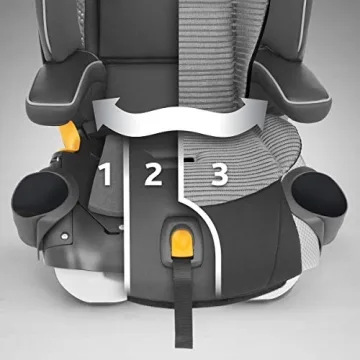 Chicco MyFit Zip Air 2-in-1 Car Seat for Toddlers and Kids