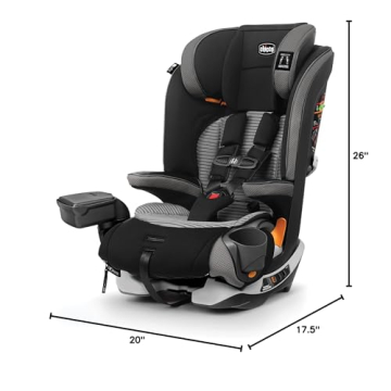 Chicco MyFit Zip Air 2-in-1 Car Seat for Toddlers and Kids