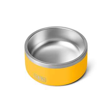 YETI Boomer 4, Stainless Steel, Non-Slip Dog Bowl, Holds 32 Ounces, Alpine Yellow