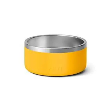 YETI Boomer 4, Stainless Steel, Non-Slip Dog Bowl, Holds 32 Ounces, Alpine Yellow