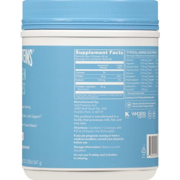 Vital Proteins Collagen Peptides Unflavored 20 Ounce