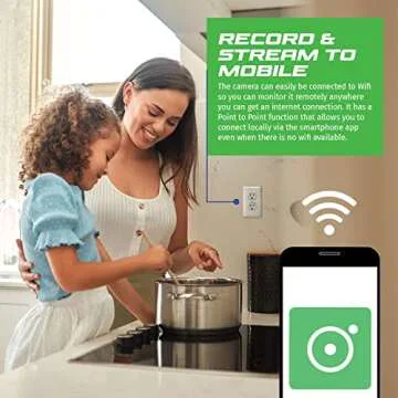 Hidden 4K Wall Plug Camera for Home Security