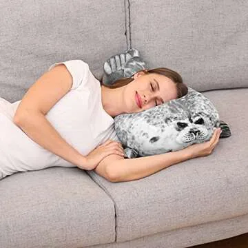 Chubby Blob Seal Pillow Soft Plush Toy for Kids