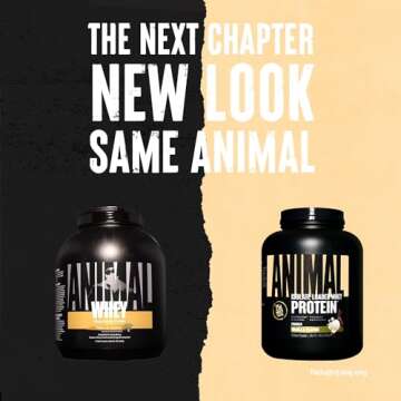 Animal Whey Isolate Protein Powder - Premium Muscle Builder & Recovery - Vanilla 4 lbs