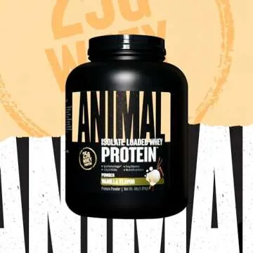 Animal Whey Isolate Protein Powder - 25g Protein, Great Taste