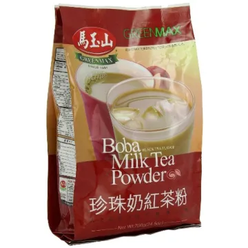 Greenmax Boba Milk Tea Powder Black Tea 24.5 Ounce