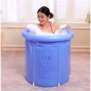 G Ganen Portable Inflatable 3 Layer Bath Tub 75cm
