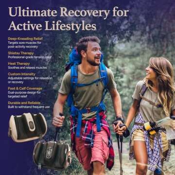 Cloud Massage Shiatsu Foot Massager with Heat, Office/Home Feet & Calf Massager for Plantar Fasciitis, Neuropathy, Circulation, Pain Relief, Remote Control, Gifts for Women/Men, FSA HSA Eligible