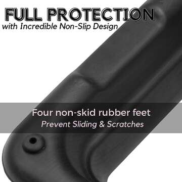 Yes4All Aerobic Exercise Workout Step Platform Health Club Size with 2 Adjustable Risers Included and Extra Risers Options - Black - Pair