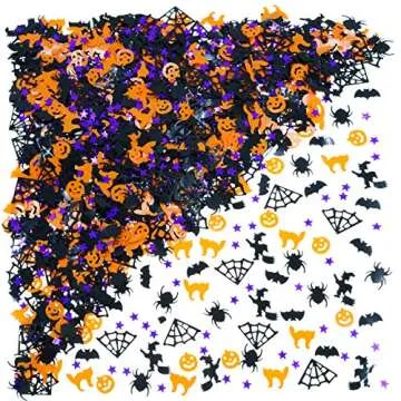 Halloween Party Table Scatter Confetti - Fun Designs