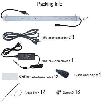 Grow Light Strip Kit 45W for Indoor Gardening