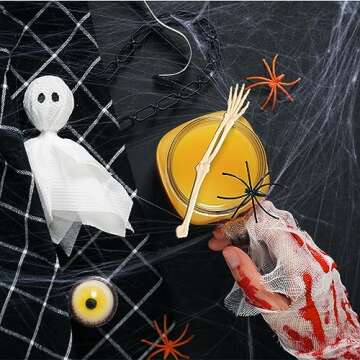 Coffee and Cocktail Stirrers, Reusable Plastic Drink Stirrer Sticks, 24 Swizzle Sticks, Use as a Cocktail Garnish or Cocktail Mixers, Halloween Party, Fall Party 6 inch (Skeleton)