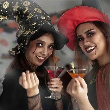 Coffee and Cocktail Stirrers, Reusable Plastic Drink Stirrer Sticks, 24 Swizzle Sticks, Use as a Cocktail Garnish or Cocktail Mixers, Halloween Party, Fall Party 6 inch (Skeleton)