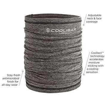Coolibar UPF 50+ Performance Sun Gaiter for Activities