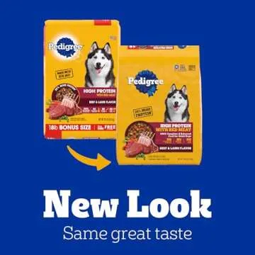 Premium High Protein Beef and Lamb Dog Food, 18 lb