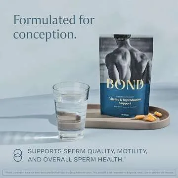 BOND Vitality: All-in-One Male Fertility Supplement for Enhanced Conception and Reproductive Health ...