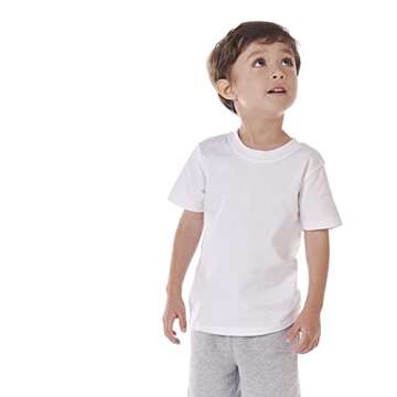 Gerber Baby & Toddler Solid T-Shirts 5-Pack - Black