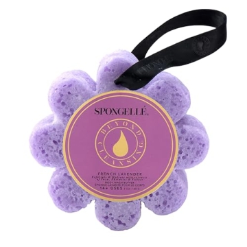 SPONGELLÉ French Lavender Body Buffer | Luxurious Shower Exfoliator