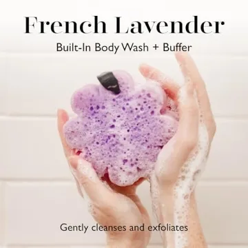 SPONGELLÉ French Lavender Body Buffer | Luxurious Shower Exfoliator