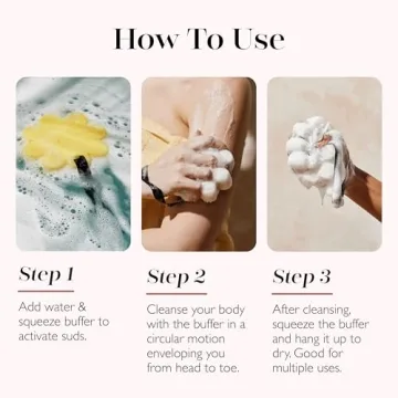 SPONGELLÉ French Lavender Body Buffer | Luxurious Shower Exfoliator