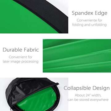Koopro 5’×7’ Collapsible Background for Photography