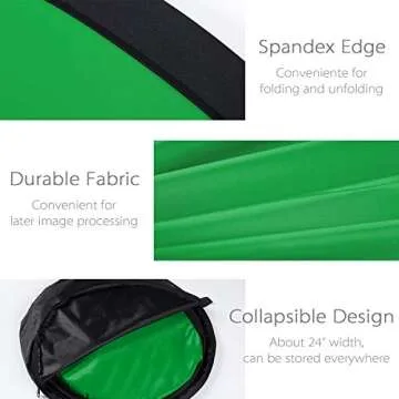 Koopro 5’×7’ Collapsible Background for Photography