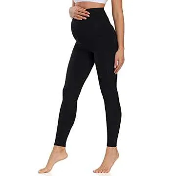 Foucome Women's Maternity Yoga Pants for Comfort & Style